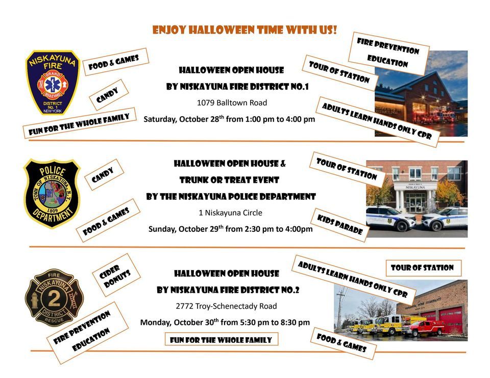 Niskayuna Fire District No. 1 Halloween Open House, Niskayuna Fire