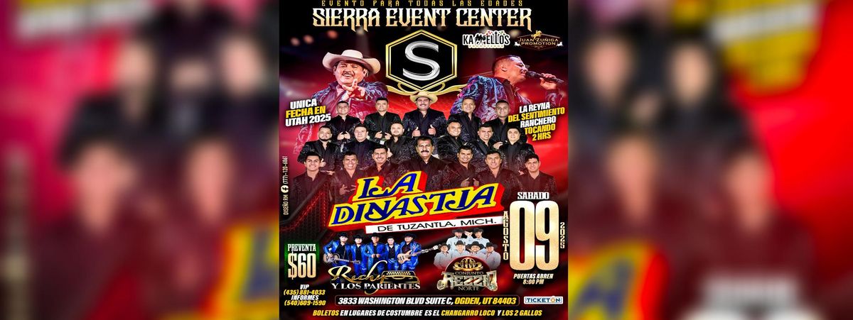 LA DINASTIA DE TUZANTLA, CONJUNTO REZZIO NORTE & MAS in Ogden, 9 August | Event in Ogden | AllEvents