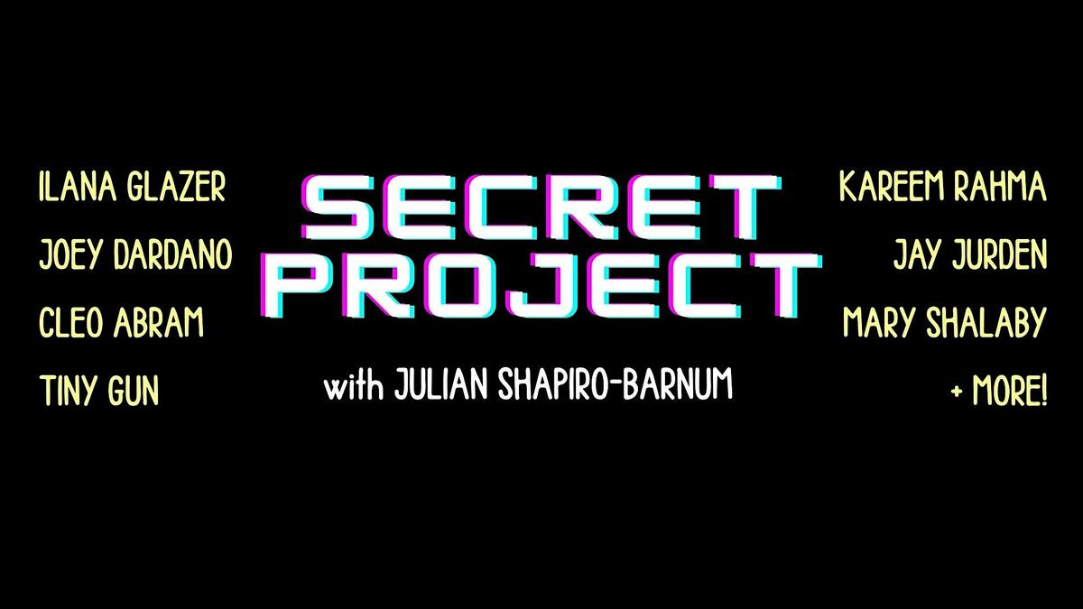 SECRET PROJECT with Julian Shapiro-Barnum, 3 December | Event in Brooklyn | AllEvents
