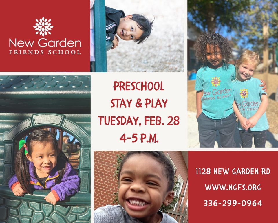 Preschool Stay and Play, 1128 New Garden Rd, Greensboro, NC 274102740