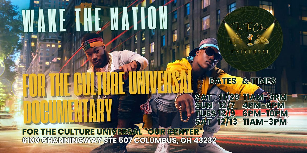 FTCU:  WAKE THE NATION DOCUMENTARY, 29 November | Event in Columbus | AllEvents