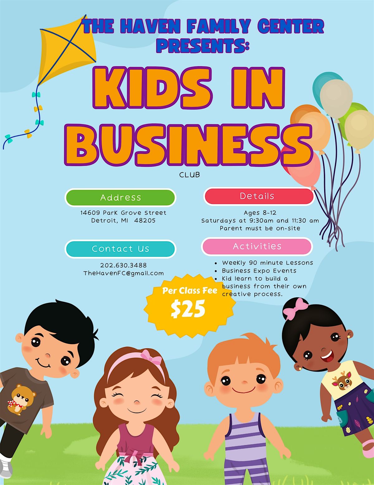 Kids In Business Club | Event in Detroit | AllEvents