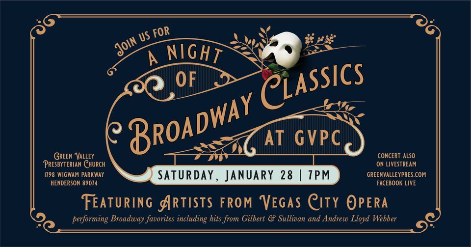 A Night of Broadway Classics, Green Valley Presbyterian Church