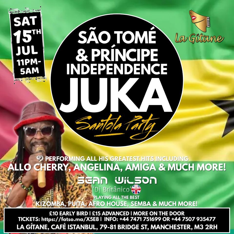 Juka Performing Live at Sao Tome & Principe Independence Day Party at