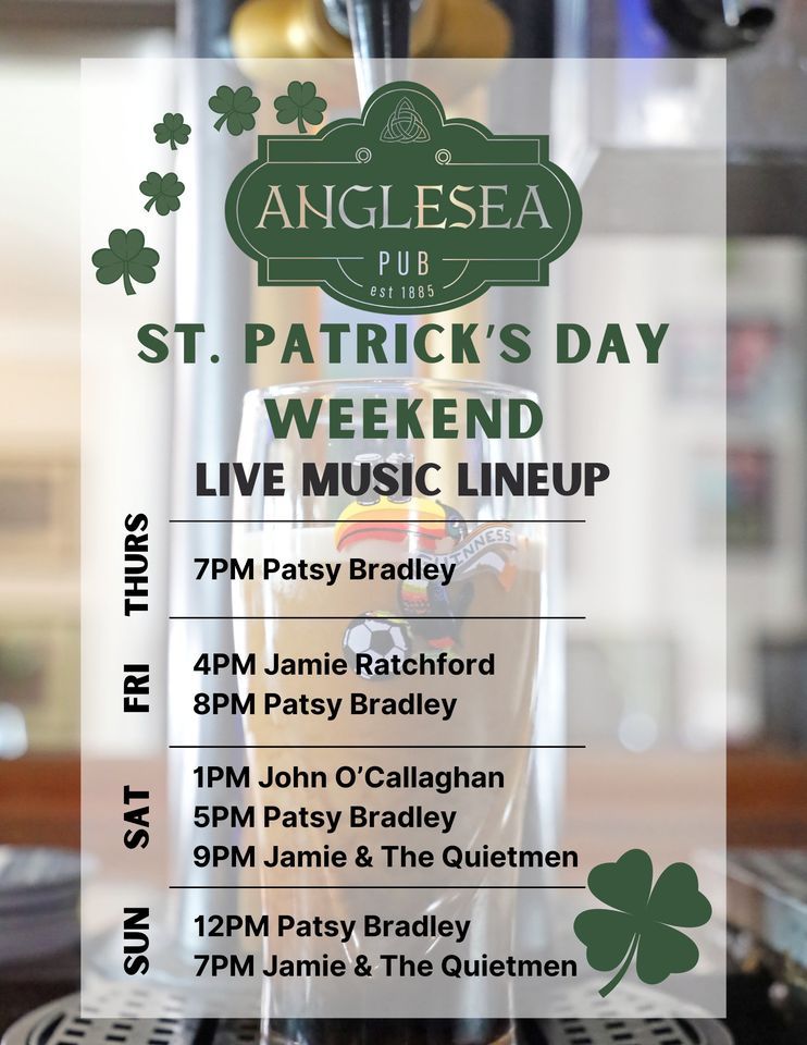 St. Patricks Day Weekend at Anglesea Pub!, Anglesea Pub The McMullan