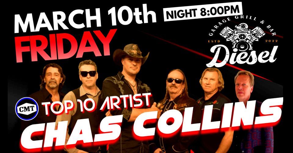 CMT Artist Chas Collins in Concert Diesel Garage Grill & Bar, Diesel Garage Grill & Bar