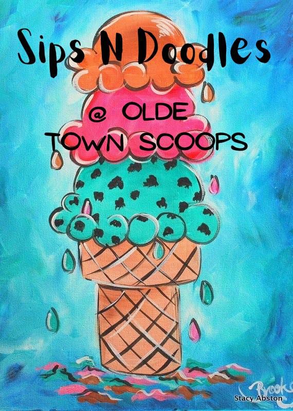 Olde Town ScoopsPaint Party, Olde Town Scoops, Jemison, 18 February