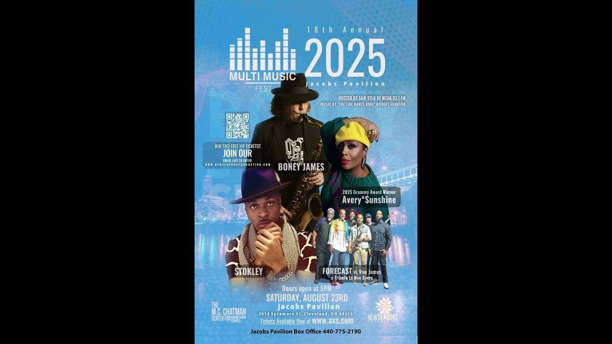 Multi Music Fest: Boney James  Avery Sunshine & Stokley, 22 August | Event in Cleveland | AllEvents