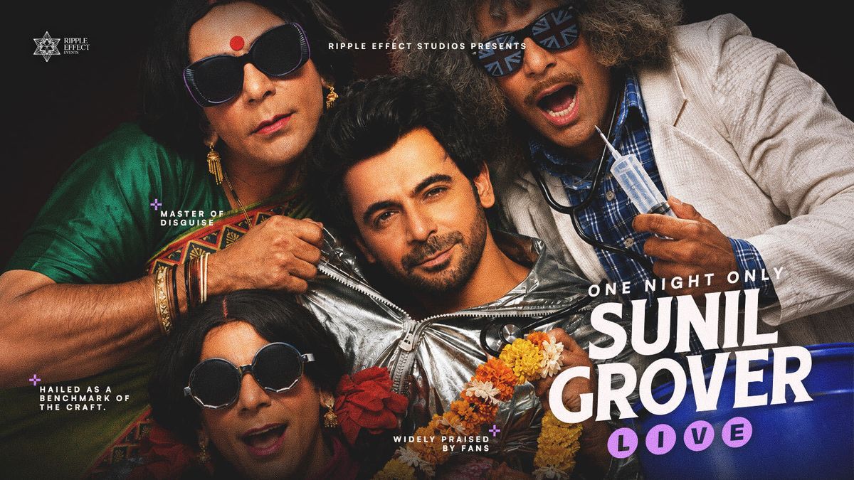 Sunil Grover Live in Mumbai — event poster