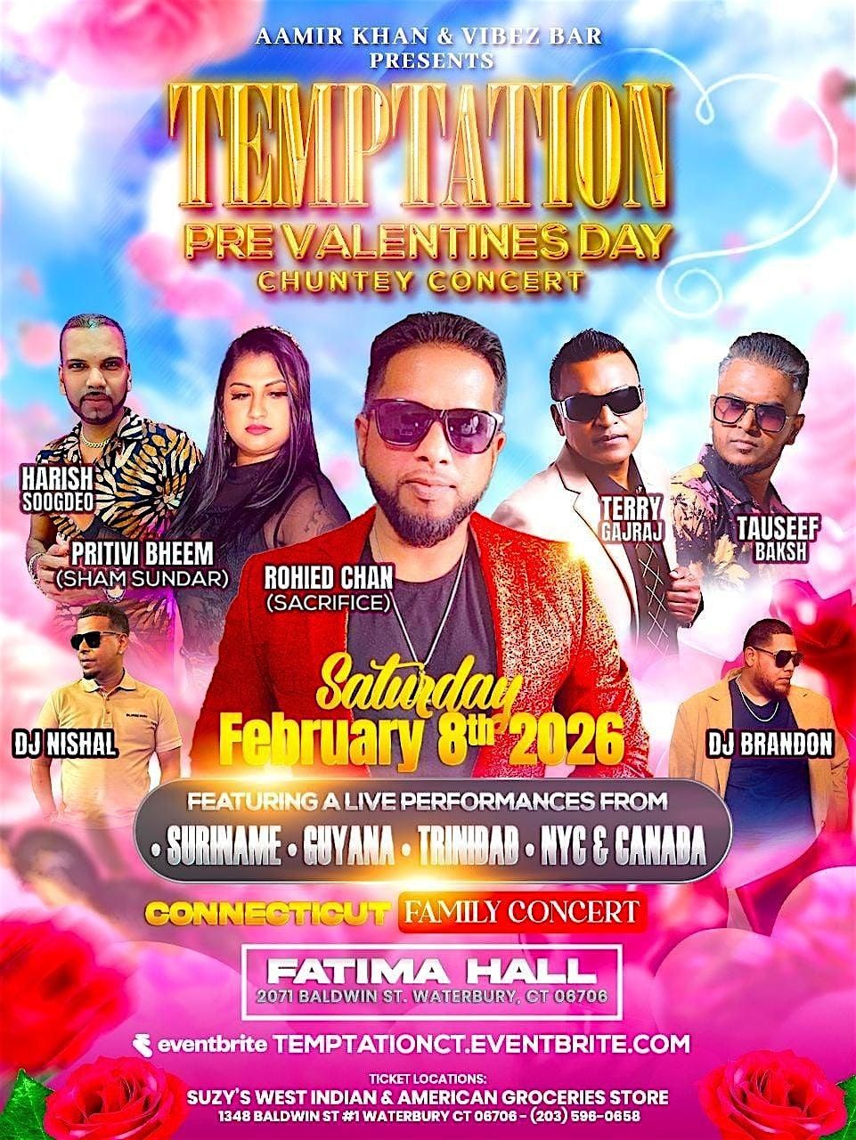 Temptation, 7 February | Event in Waterbury | AllEvents