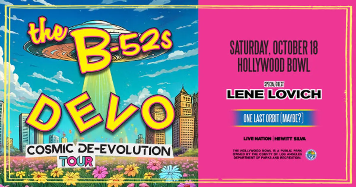 Parking The B-52s and Devo, 5 October | Event in Wantagh | AllEvents