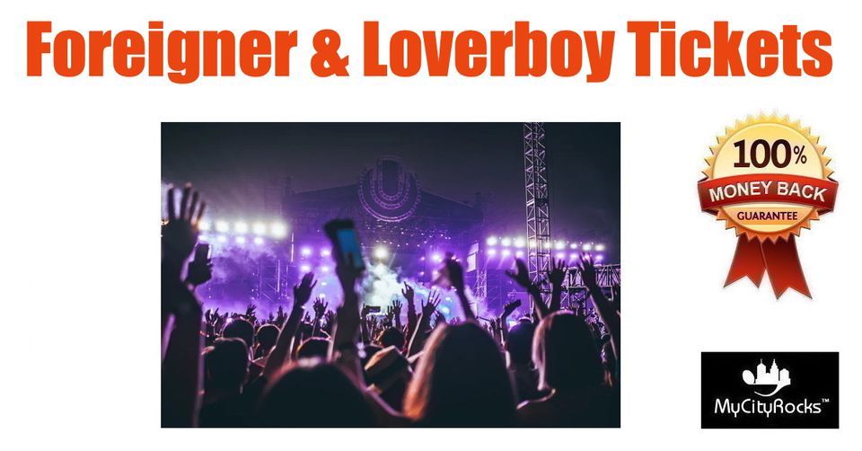 Foreigner & Loverboy Tickets Tampa FL MidFlorida Credit Union Amphitheatre At The Florida State Fair, 9 July