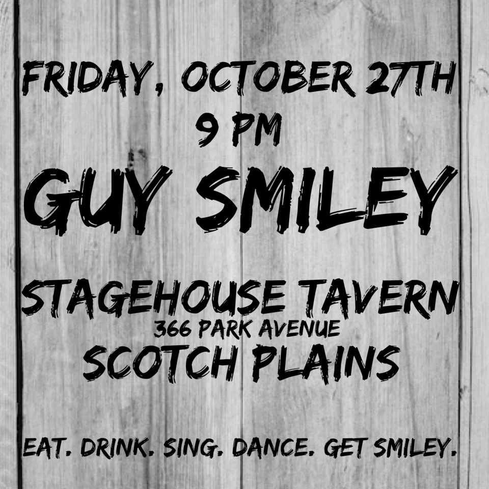 Guy Smiley 10/27 Stagehouse Tavern, Scotch Plains, Stage House Tavern