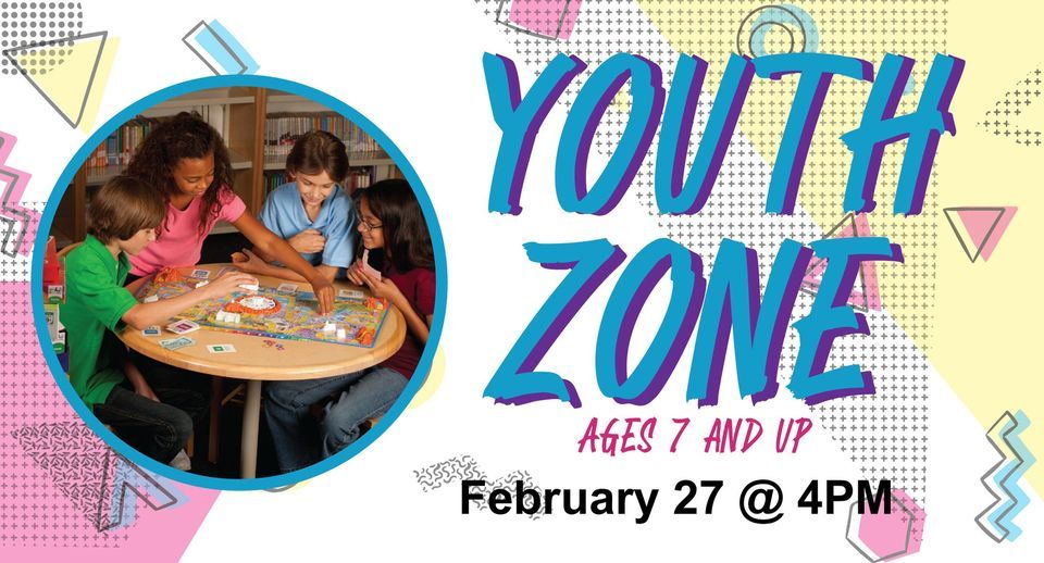 YouthZone Board Games, The Carmangay Library, Claresholm, February 27
