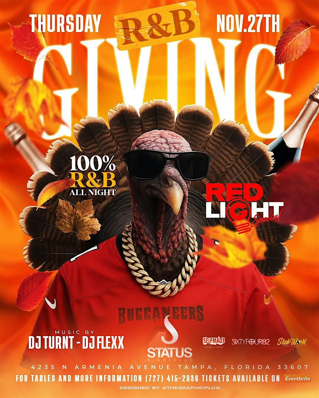 R&B ON THANKSGIVING (REDLIGHT SPECIAL), 27 November | Event in Tampa | AllEvents