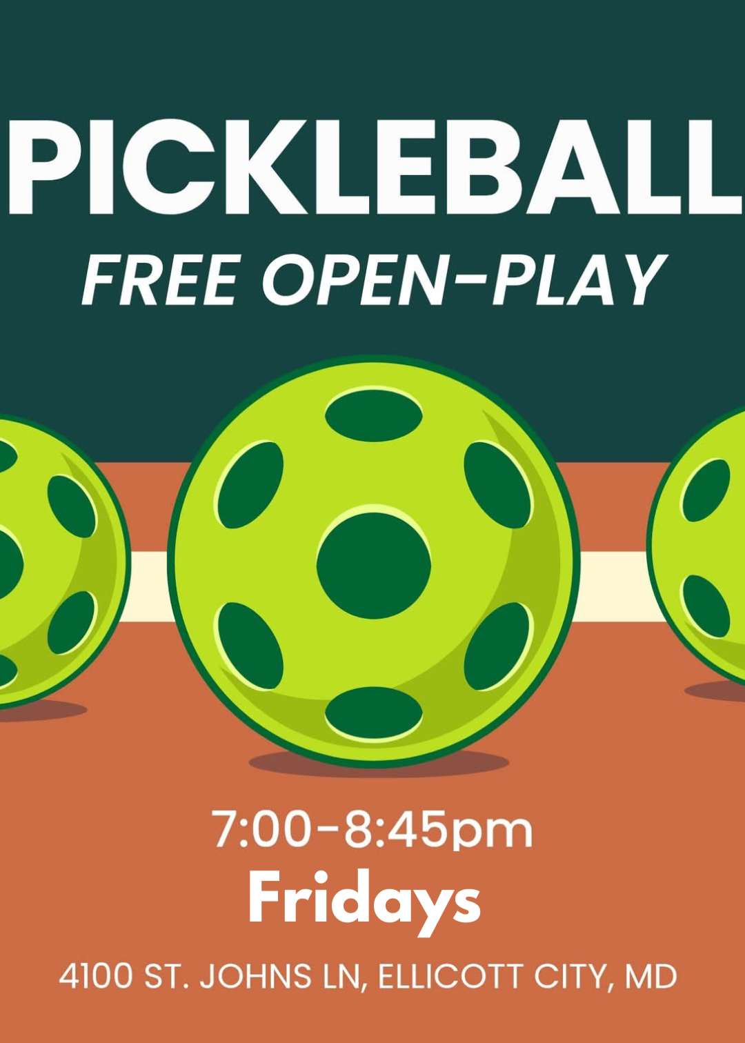 Pickleball with the missionaries, 21 November | Event in Ellicott City | AllEvents