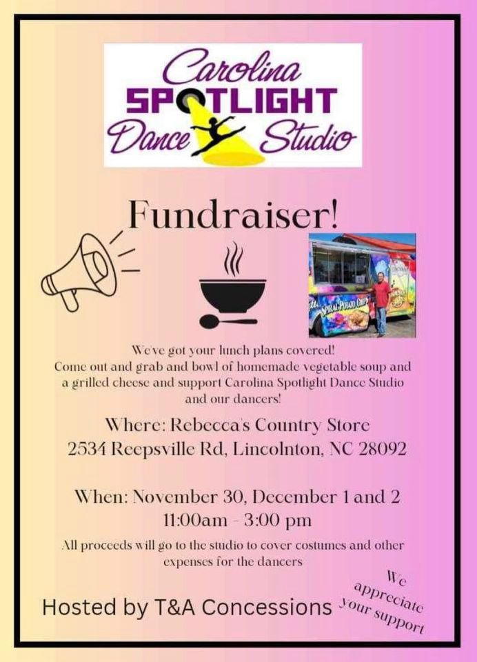Food Truck - Carolina Spotlight Dance Studio Fundraiser for Costumes ...
