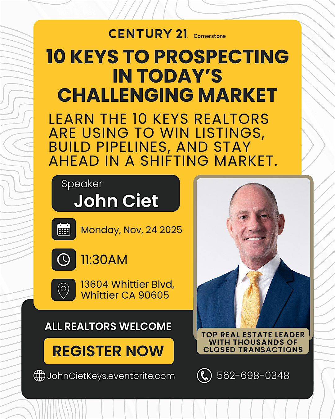 10 Keys to Prospecting in Today’s Challenging Market | Event in Whittier | AllEvents