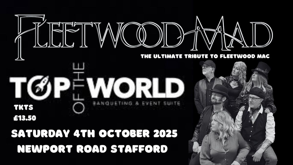 Fleetwood Mad at Top Of The World Stafford, 4 October | Event in Stafford | AllEvents