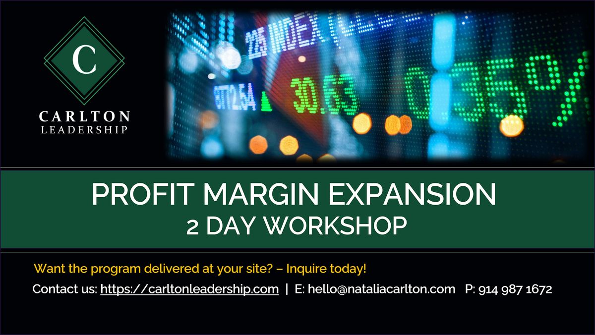 Profit Margin Expansion   |  October 20 - 21, 2026, 20 October | Event in Denver | AllEvents