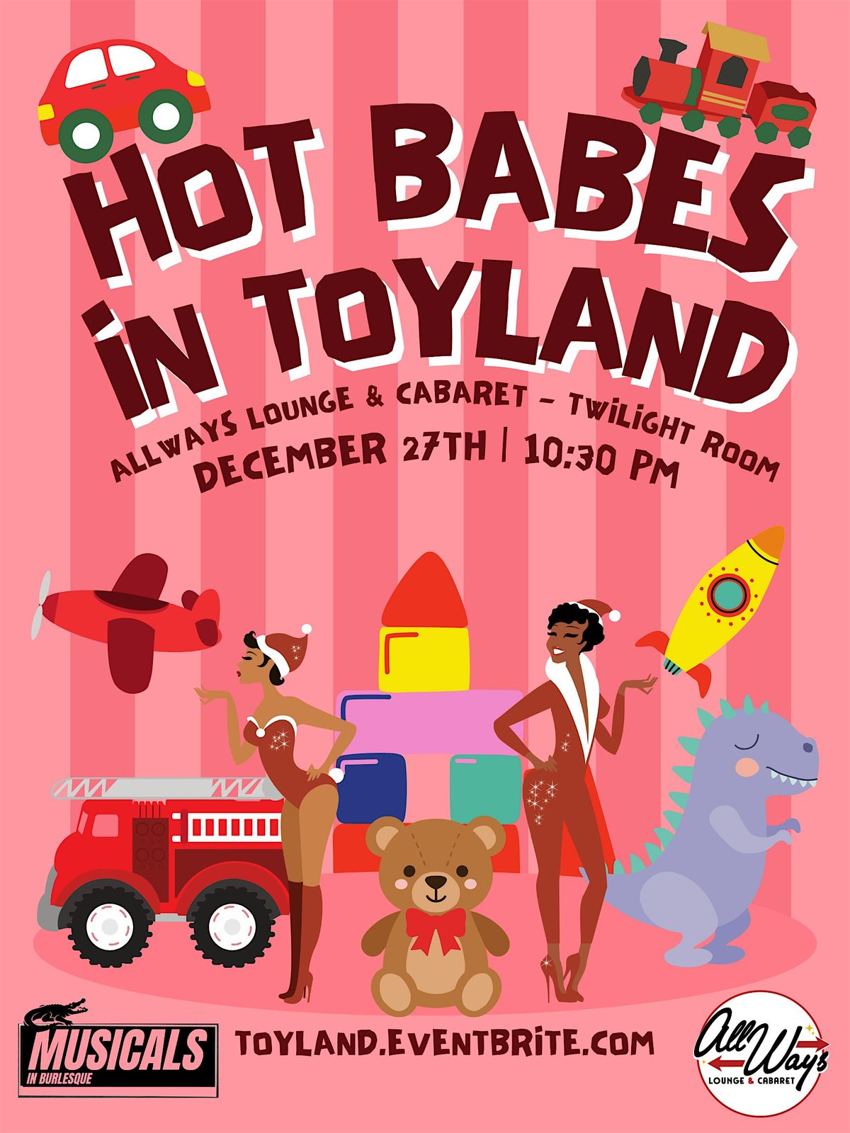 Hot Babes In Toyland, 28 December | Event in New Orleans | AllEvents