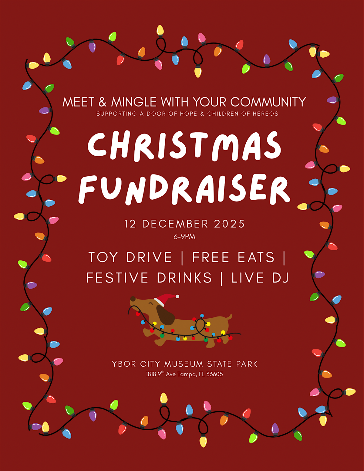 Christmas Fundraiser, 12 December | Event in Tampa | AllEvents