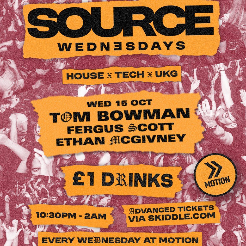 Source // Tom Bowman x Fergus Scott x Ethan McGivney, 15 October | Event in Aberdeen | AllEvents