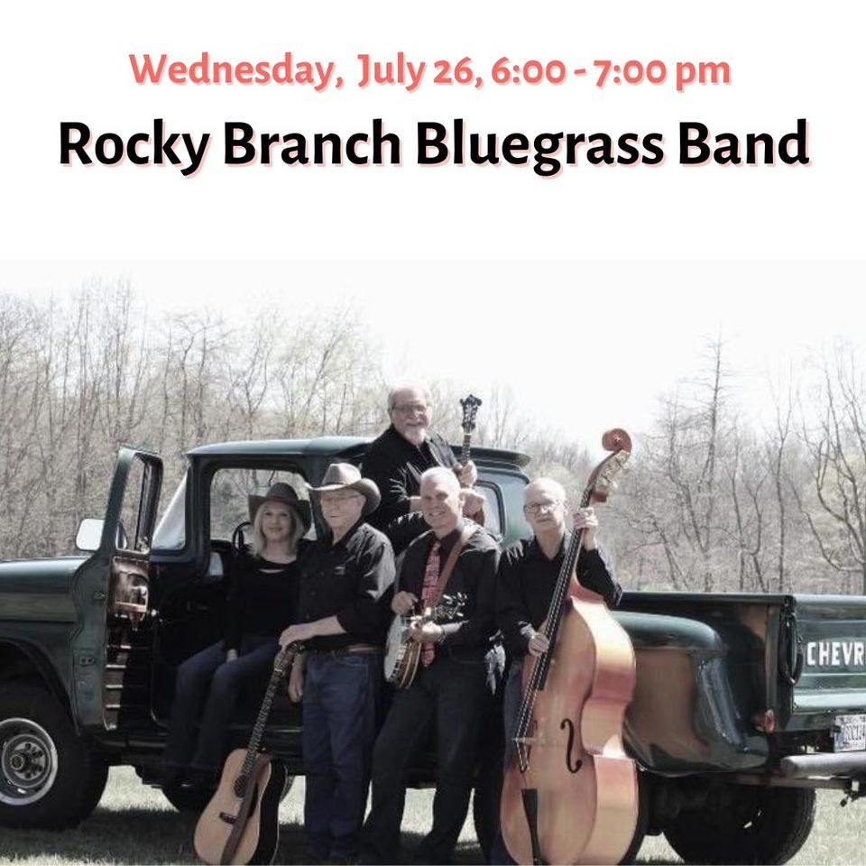 Rocky Branch Bluegrass Band, Books, Bloomington, July 26