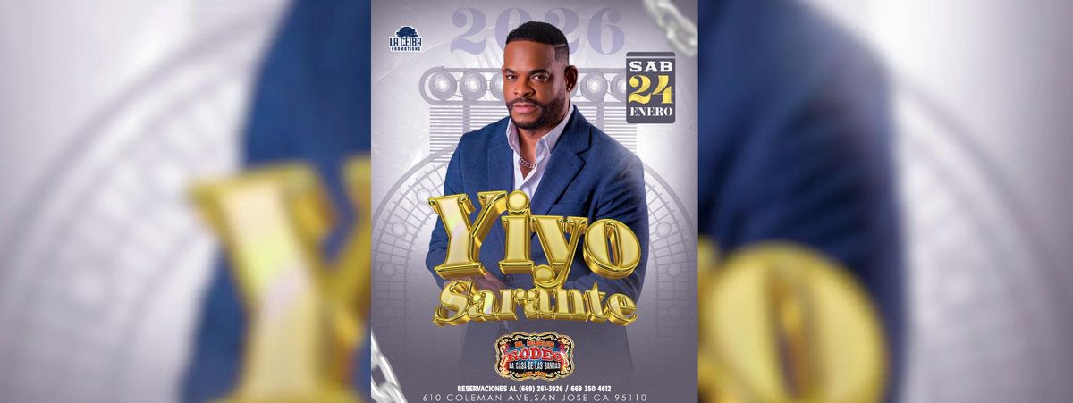 YIYO SARANTE EN SAN JOSE, 24 January | Event in San Jose | AllEvents
