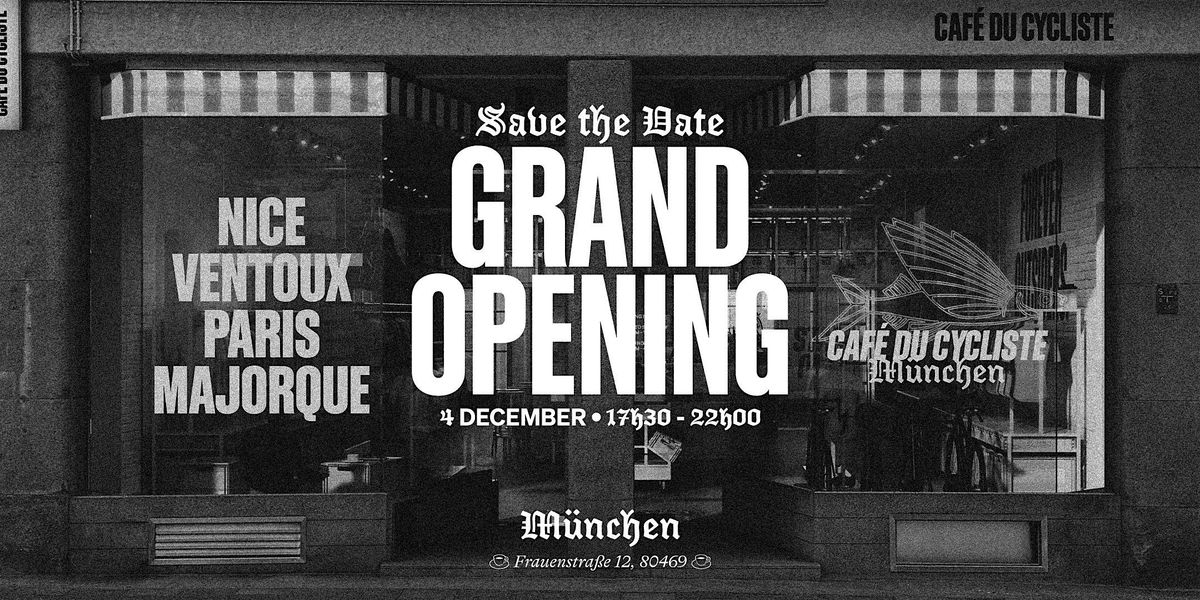 MUNICH STORE OPENING, 4 December | Event in München | AllEvents