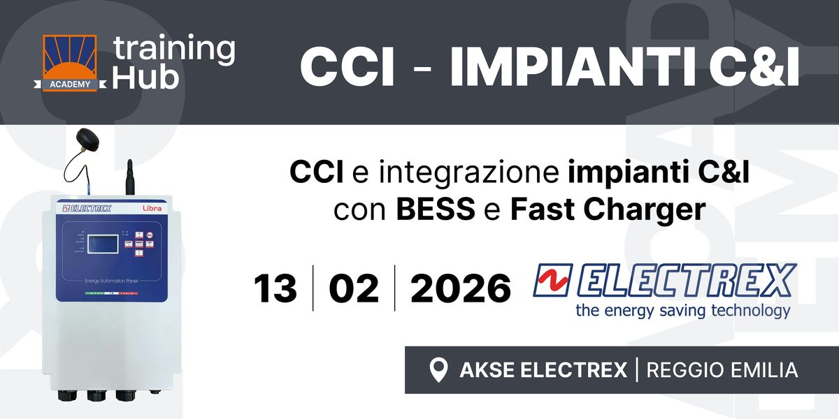 Training Hub CCI Electrex - revamping, repowering e BESS per il C&I ...