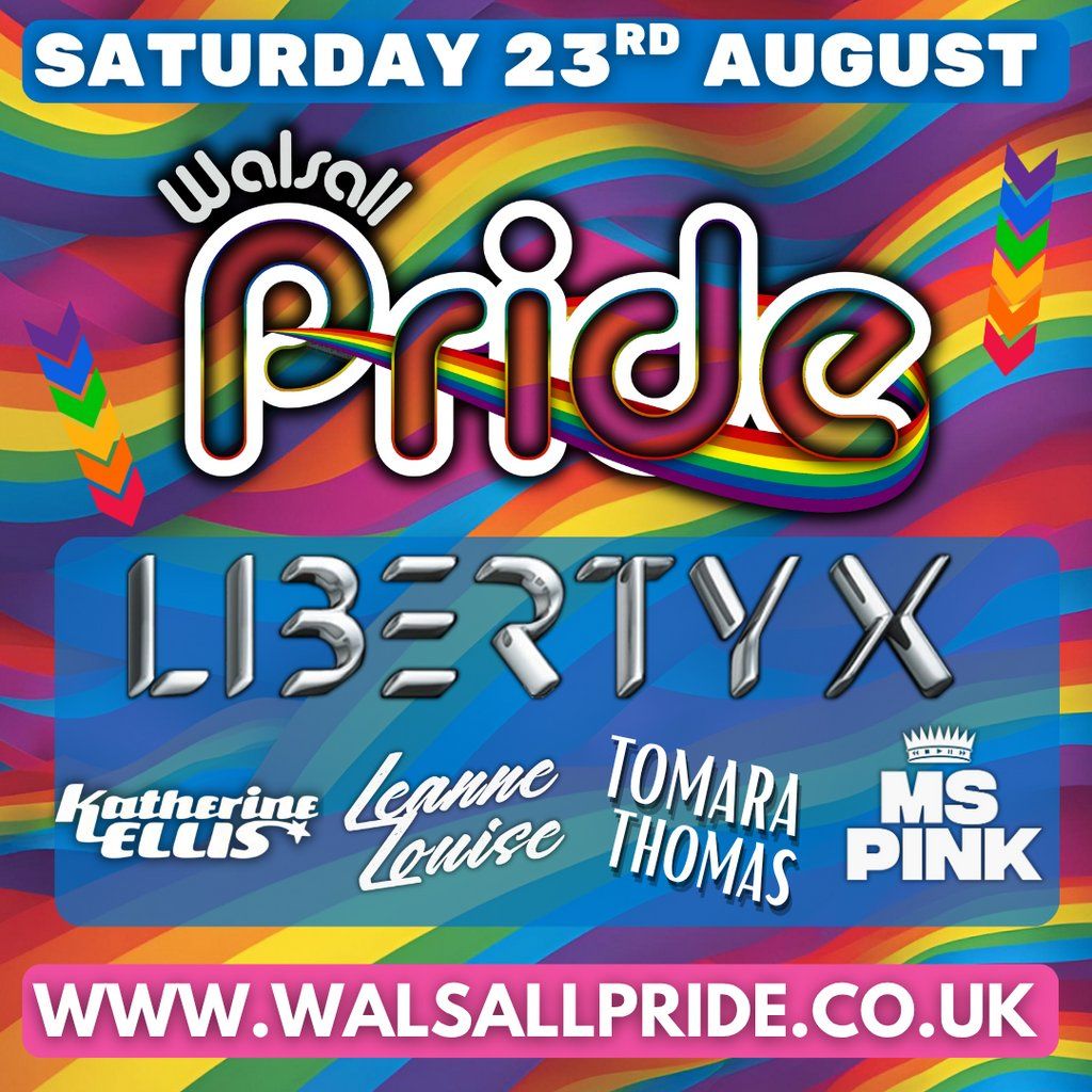 Walsall Pride Festival 2025, 23 August | Event in Walsall | AllEvents