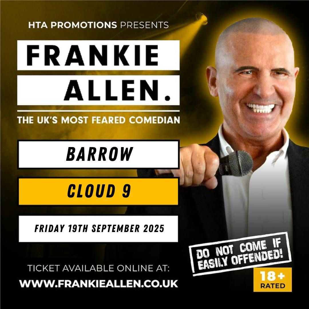 FRANKIE ALLEN. "The UK's most feared comedian", 19 September | Event in Barrow-in-Furness | AllEvents