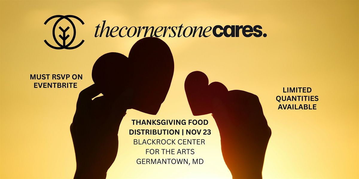 Thanksgiving Meal Distribution Hosted by The Cornerstone Church | Event in Germantown | AllEvents