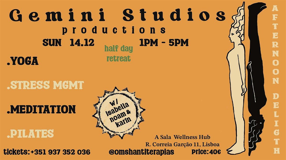 Half Day Retreat - Yoga, Meditation, Pilates, 14 December | Event in Lisboa | AllEvents