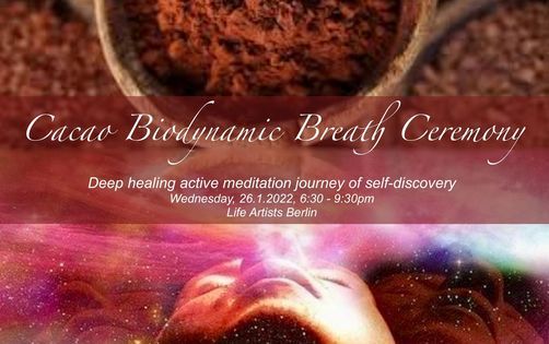 Breath Of Life Christmas Special 2022 Cacao Biodynamic Breath Ceremony, Life Artists, Berlin, January 26 2022 |  Allevents.in
