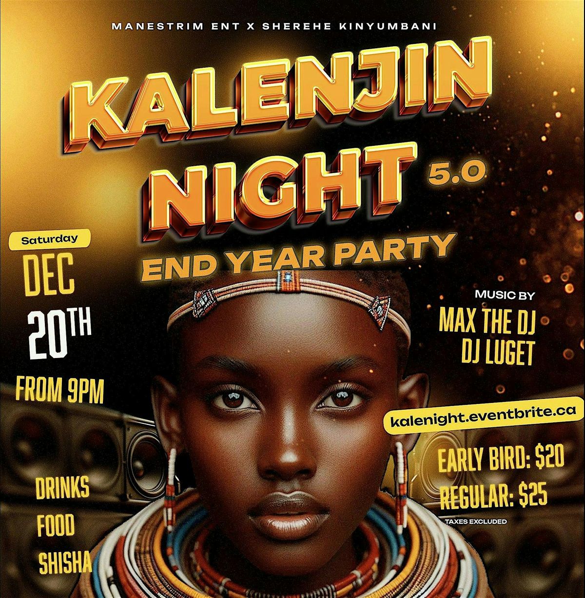 Kalenjin Night End Year Party, 20 December | Event in Vaughan | AllEvents