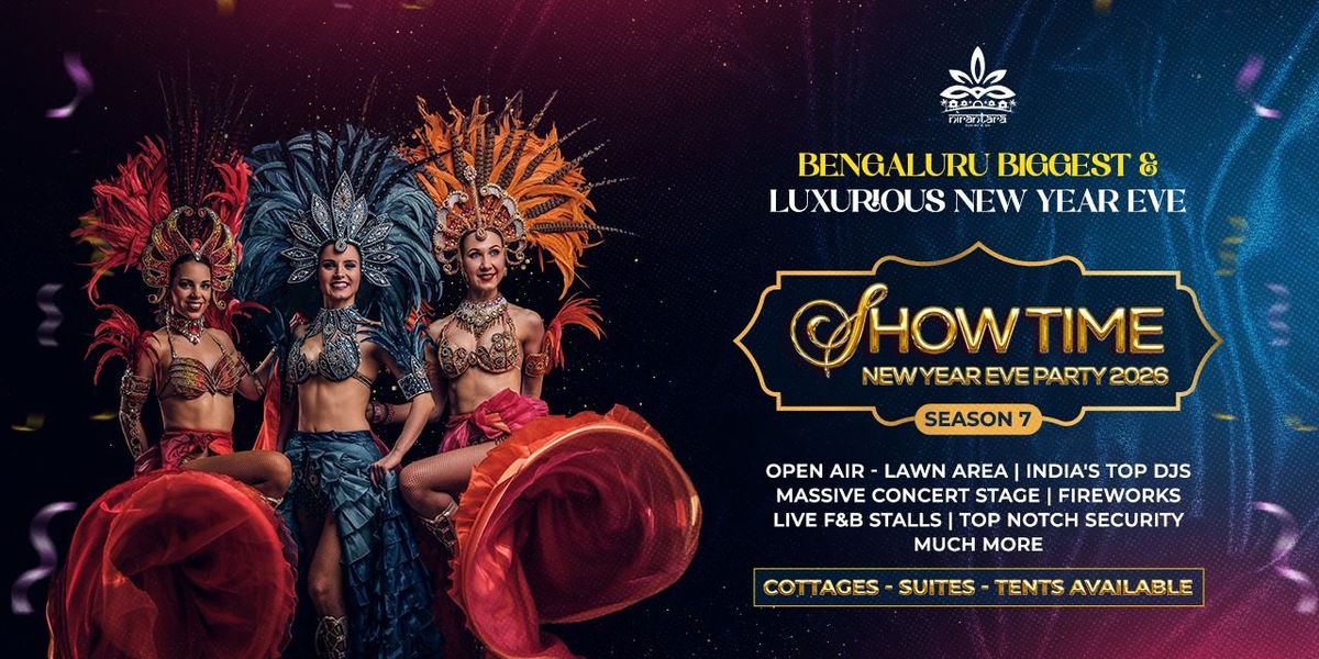 NEW YEAR PARTY - SHOWTIME 2026, 31 December | Event in Bangalore | AllEvents