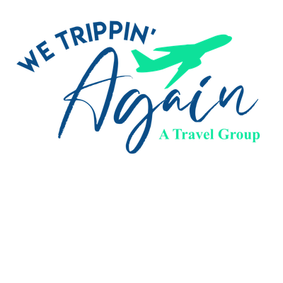 We Trippin Again Travel Collective logo