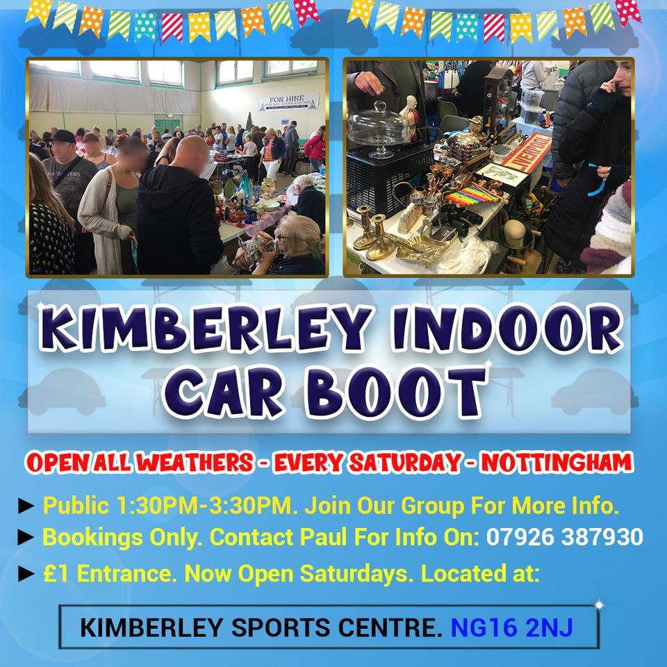 Nottingham Kimberley Indoor Car Boot, Kimberley Leisure Centre Gym