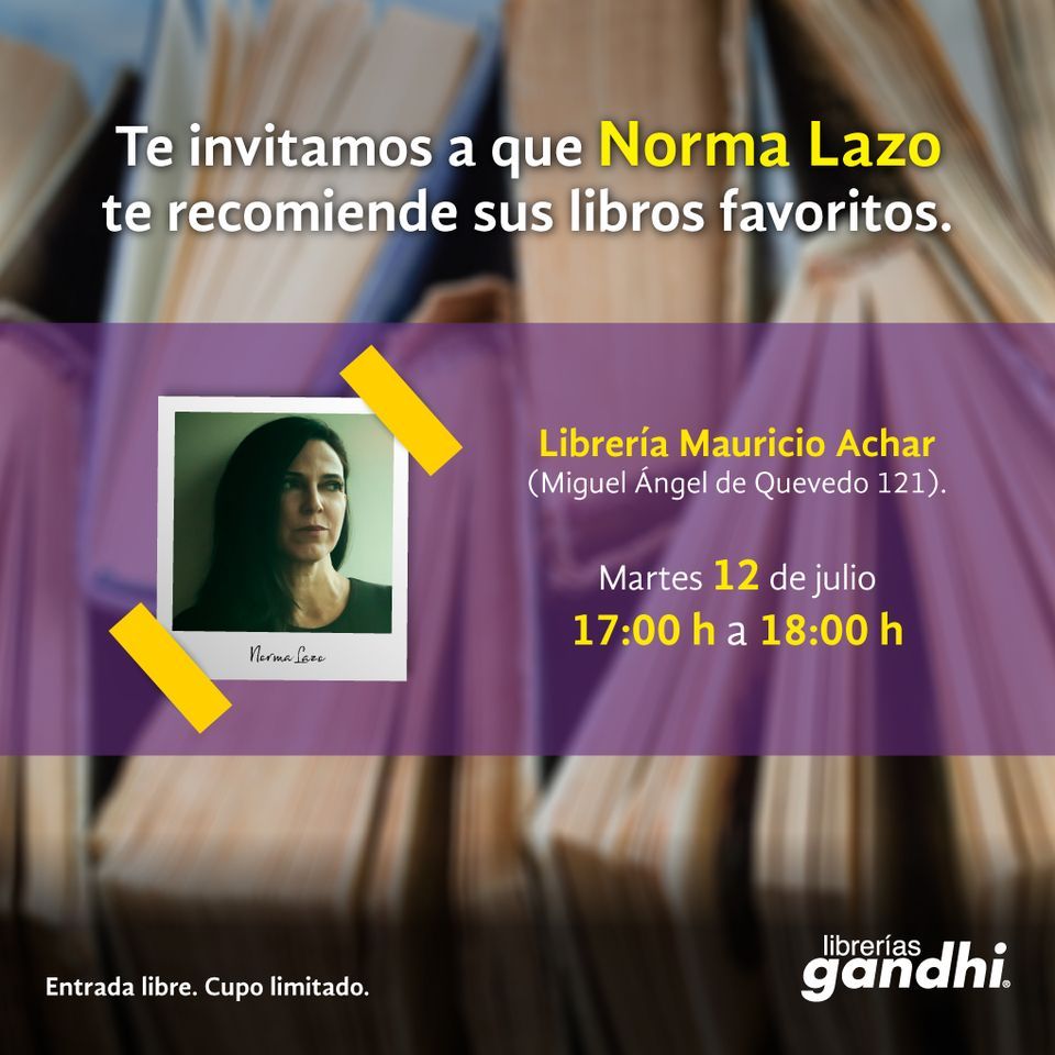 Norma Lazo te un libro, Avenida Miguel Ángel de Quevedo 121