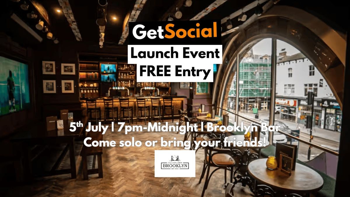 FREE Entry Launch Event @ Brooklyn Bar, 5 July | Event in Leeds | AllEvents