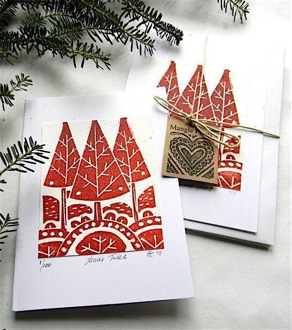 Make Your Own Linoprint Christmas Cards, 7 December | Event in Carlisle | AllEvents