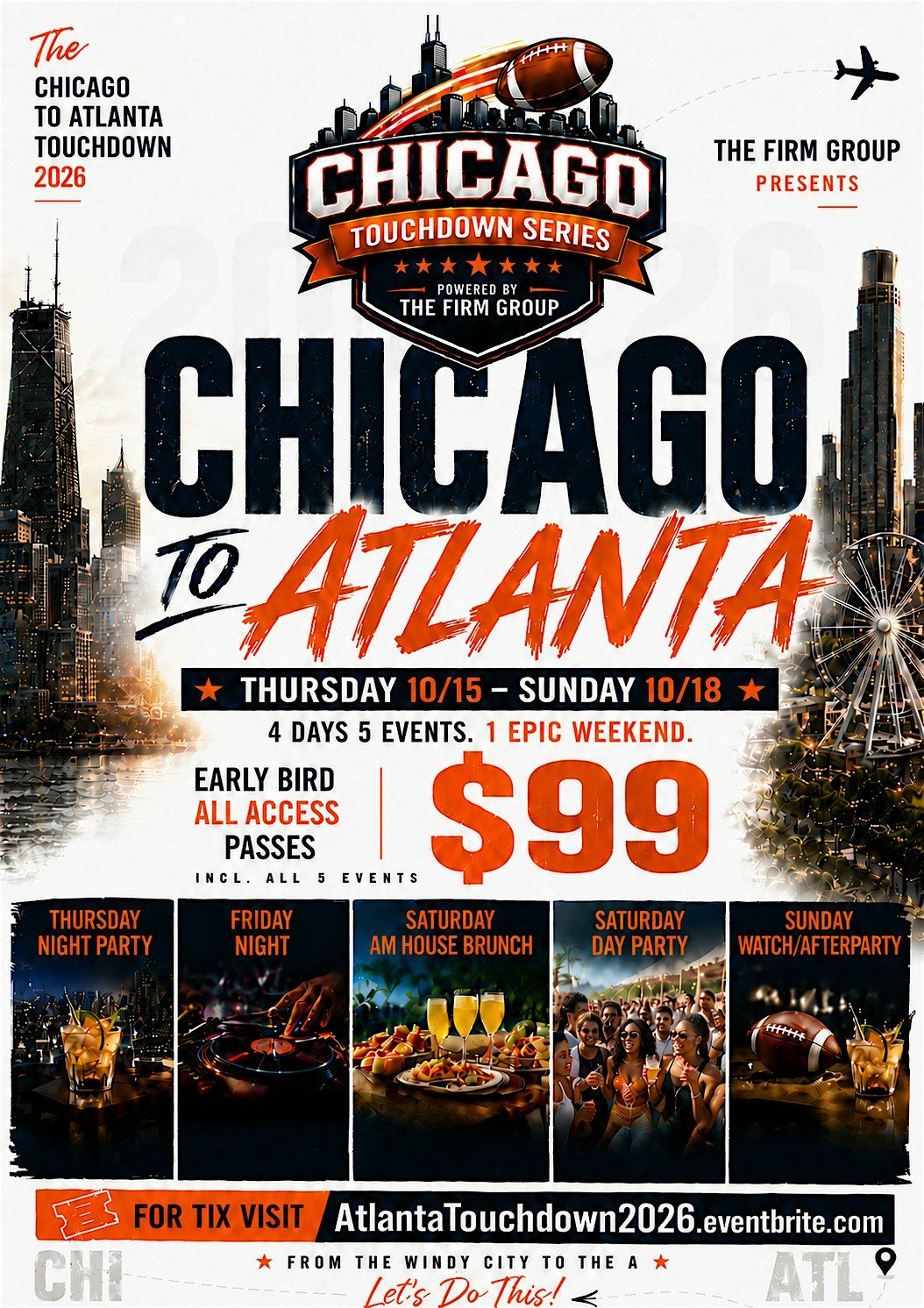 The Chicago to Atlanta Touchdown 2026 – Things to Do in Atlanta | AllEvents