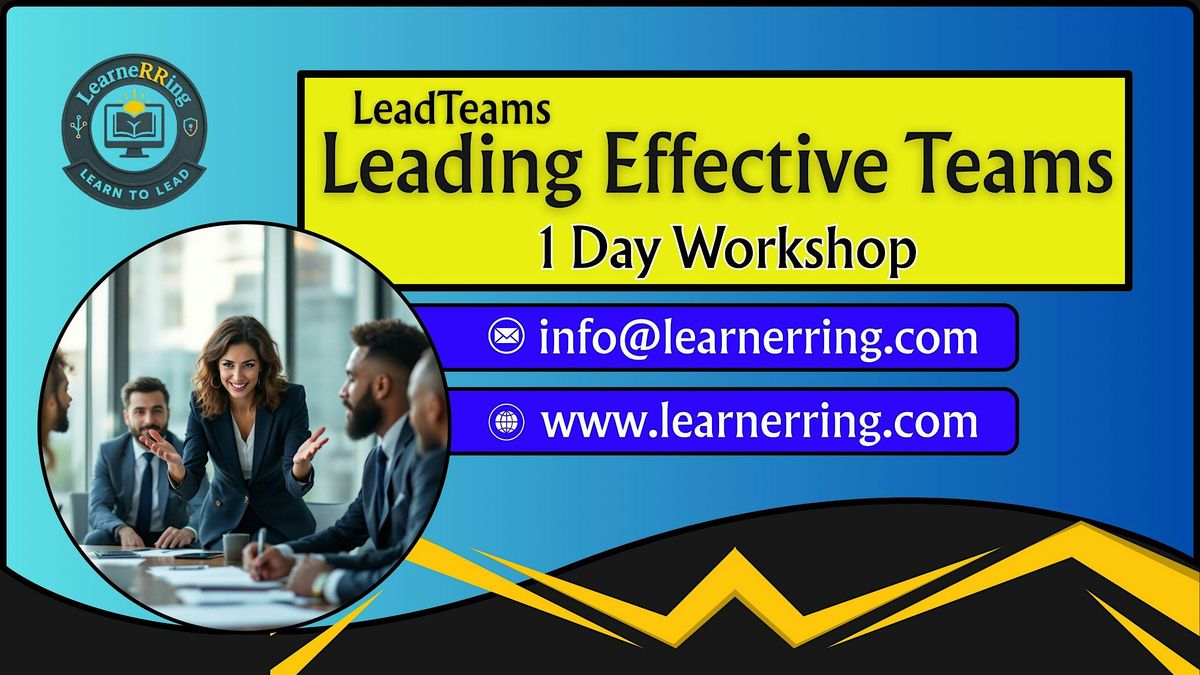 Leading Effective Teams 1 Day Workshop |Mesquite, TX, 19 December | Event in Mesquite | AllEvents