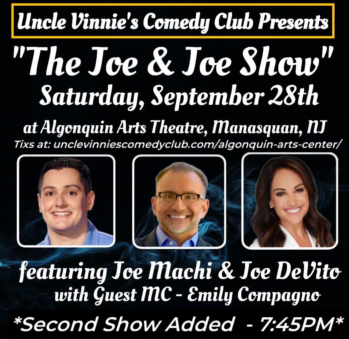 Joe Machi and Joe DeVito at Tarrytown Music Hall, 14 June | Event in Tarrytown | AllEvents