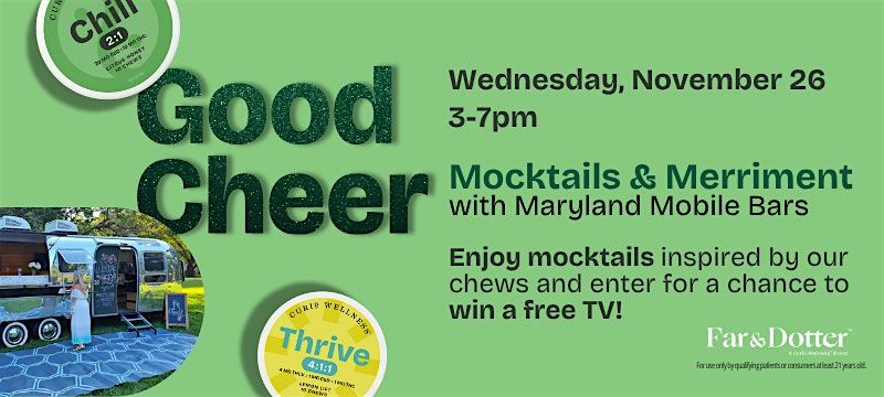 Mocktails & Merriment at Far & Dotter, 26 November | Event in Timonium | AllEvents