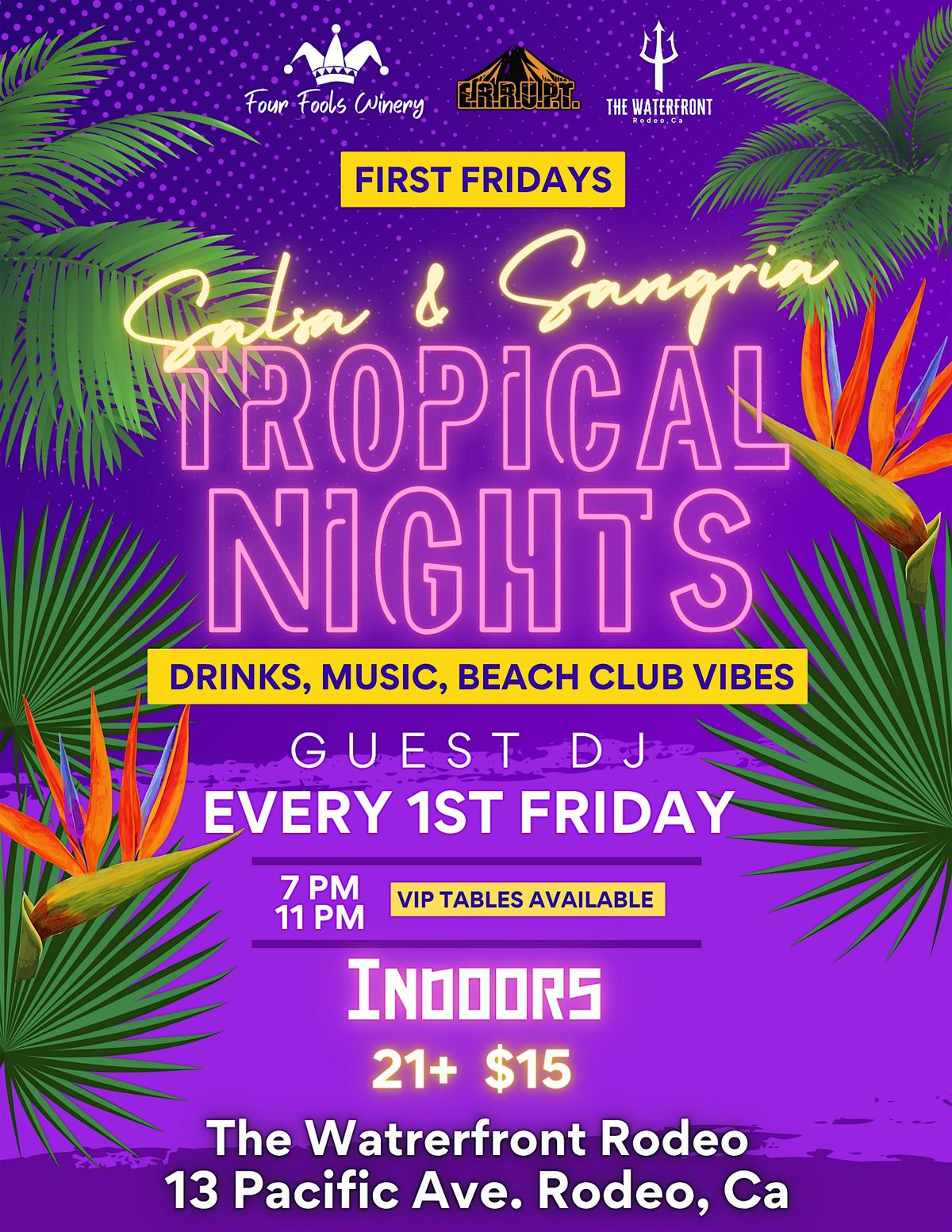 Salsa and Sangria 1st Fridays(INDOORS), 5 December | Event in Rodeo | AllEvents