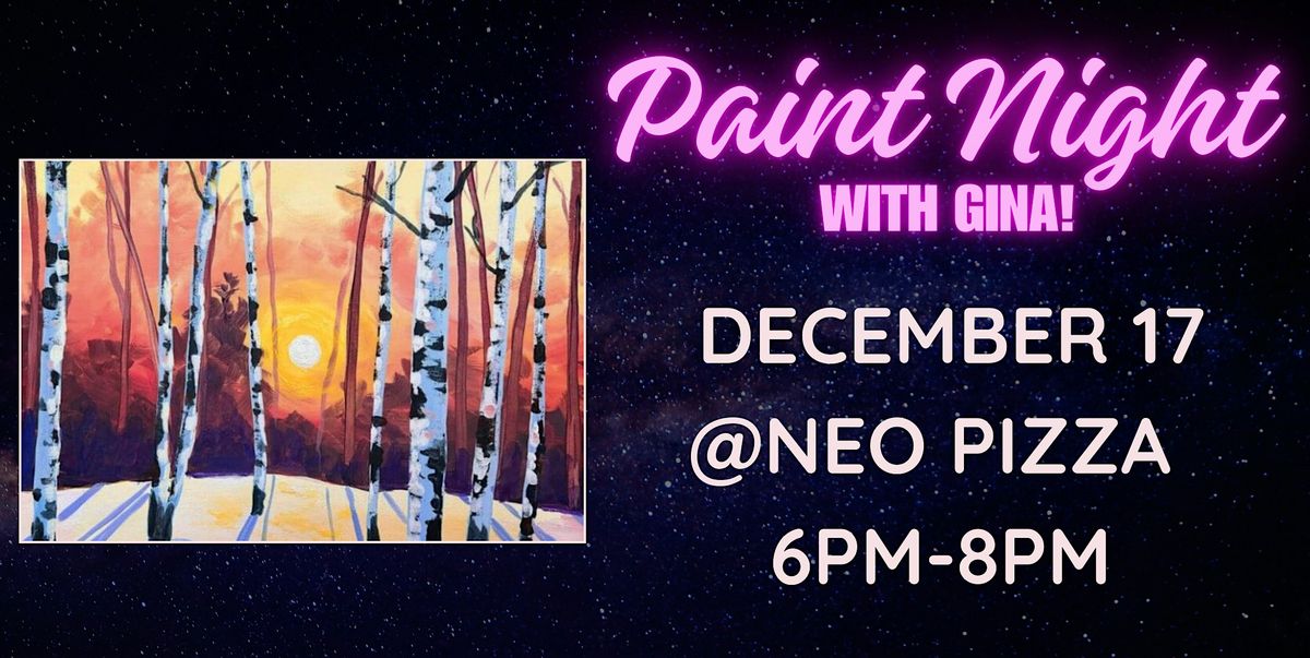 Paint Night @ NEO PIZZA - Annapolis, 17 December | Event in Annapolis | AllEvents