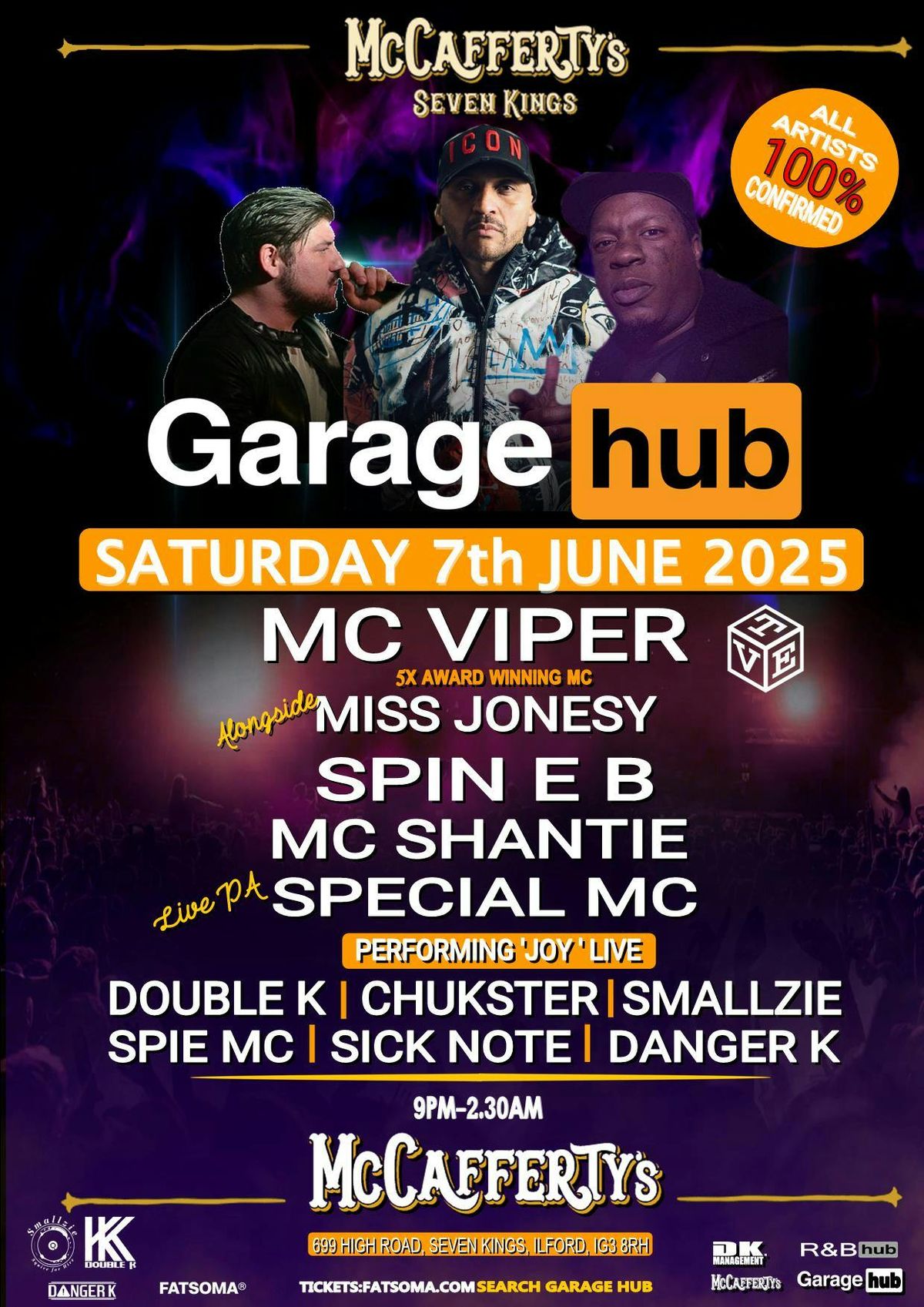 GARAGE HUB McCAFFERTYS SEVEN KINGS JUNE 7th! , 7 June | Event in Ilford | AllEvents